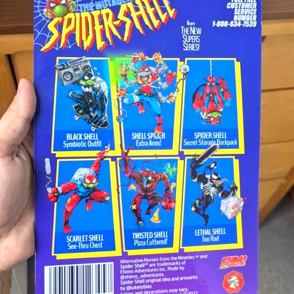 EHIMO Twisted Shell TMNT Spider-Man Collectable Figure - Picture 8 of 10